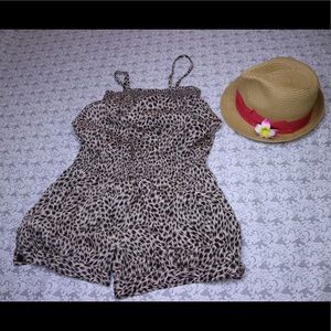 Wet Seal Cheetah print size 1 short romper  😍
